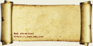 Una Kaćanski vizit kartica